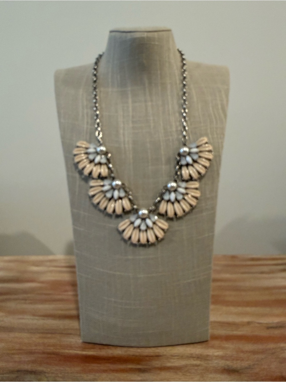 NY & Company Fan Bib Necklace